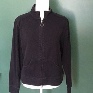 Black zip up sweatshirt